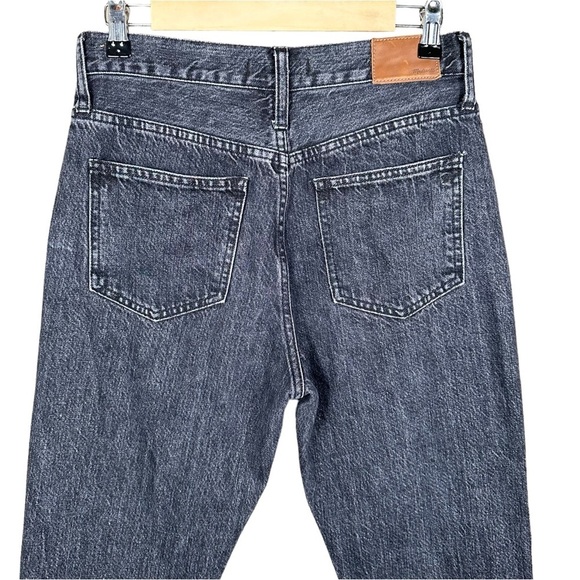 MADEWELL The Perfect Vintage High Rise Jean in Roxstone Wash Knee-Rip Edition - Picture 8 of 16